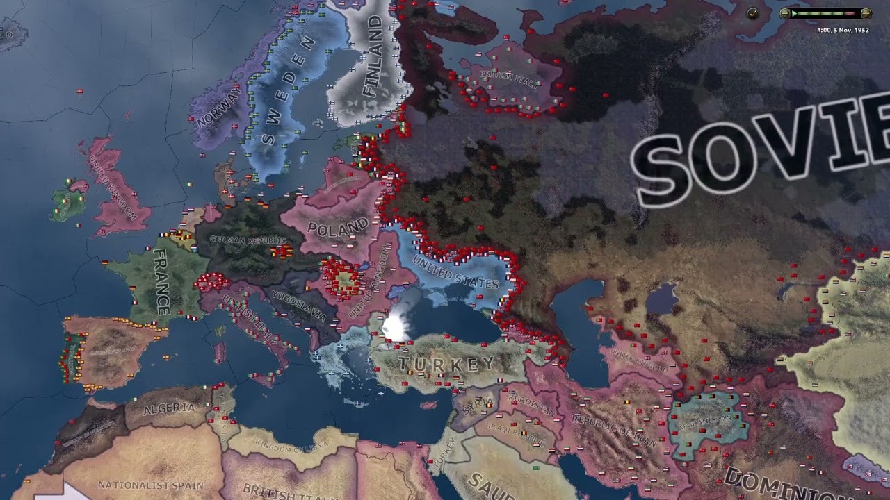 When France focus tree is expanded - Hoi4 Timelapse