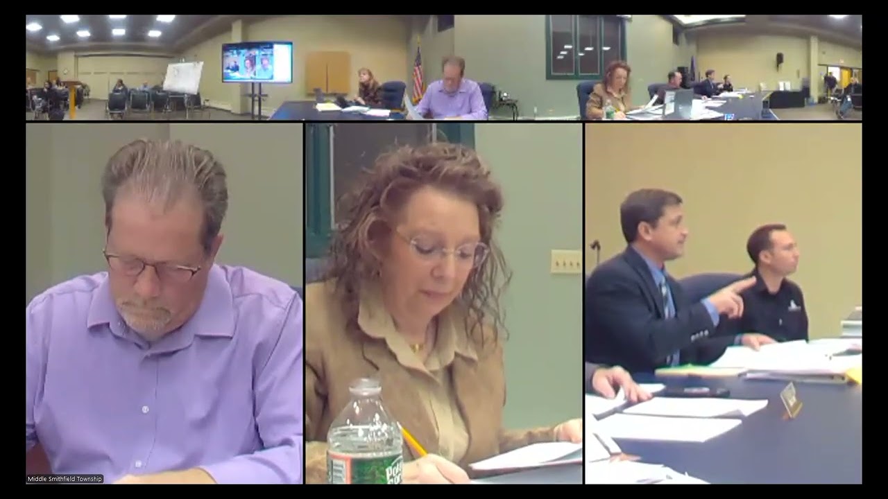 Middle Smithfield Township Board of Supervisors Meeting (2025_11_13)