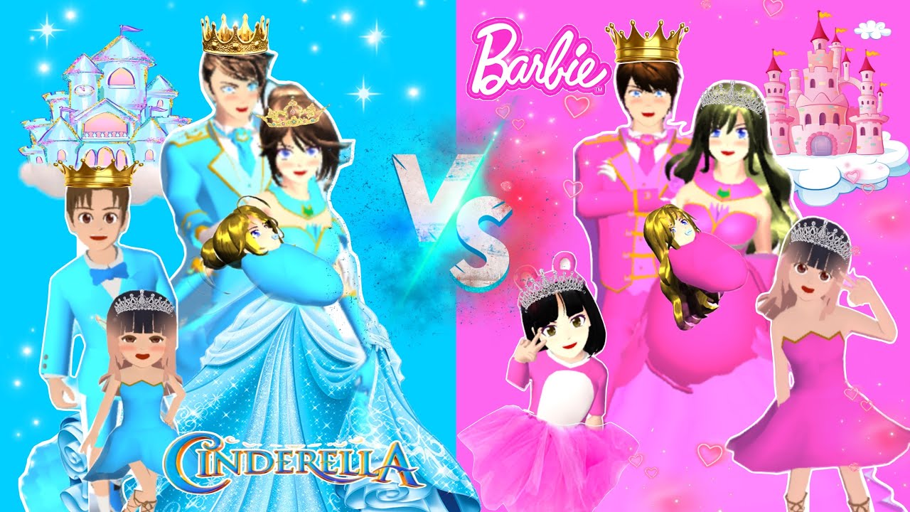 Yuta Mio Masa Kecil Saat Barbie Hamil Vs Cinderella Hamil Melahirkan Bareng!Sakura School Simulator