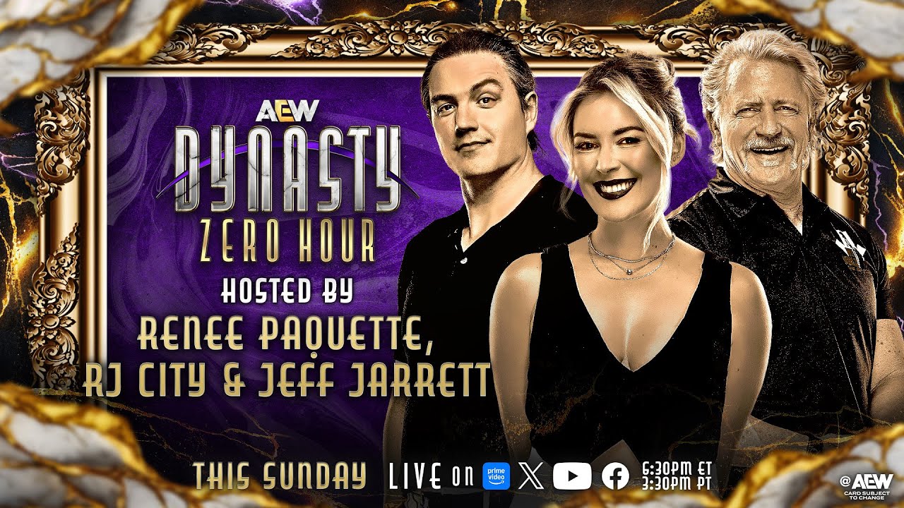 Zero Hour: AEW Dynasty Pre Show - LIVE, Sunday April 6 at 6:30pm ET / 3:30pm PT