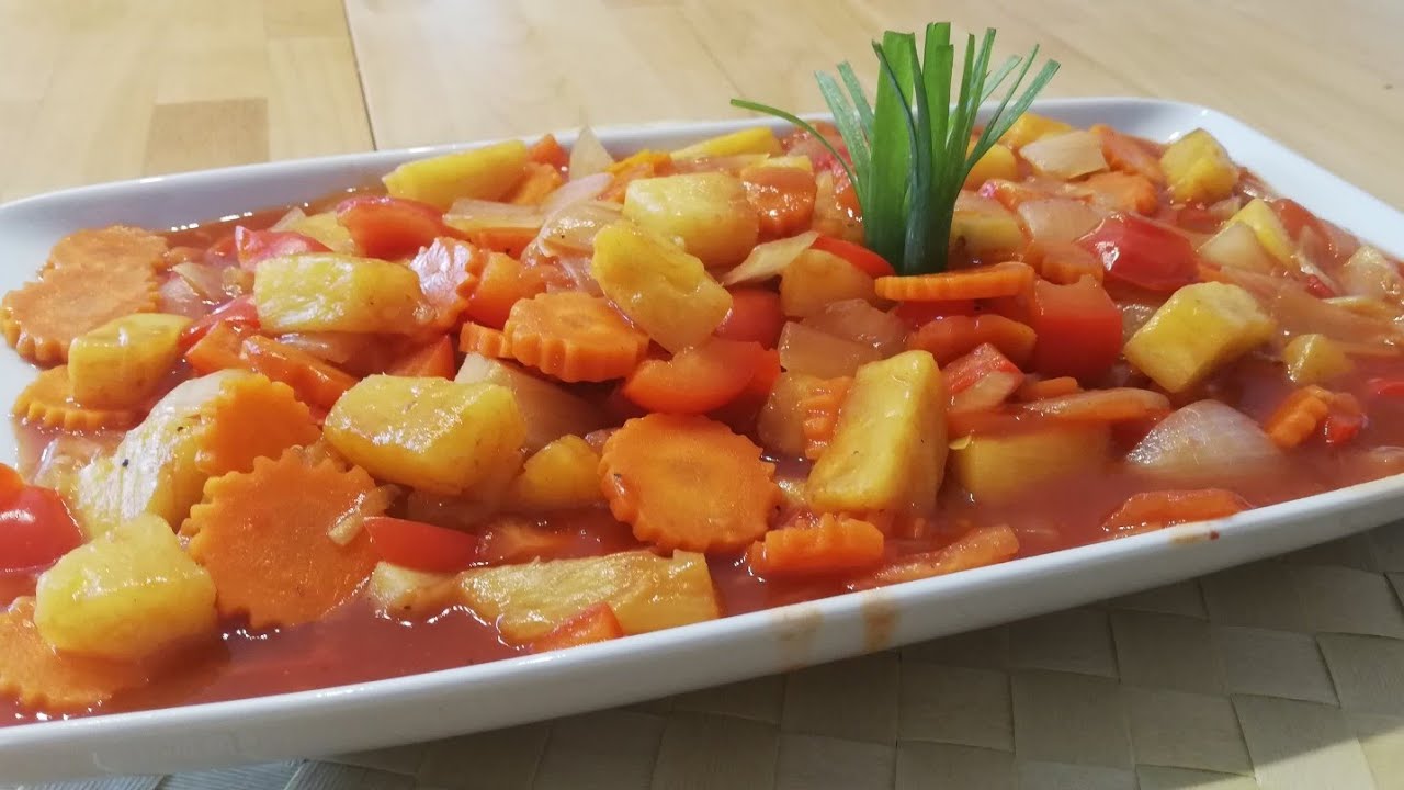 Süß-sauer Gemüse