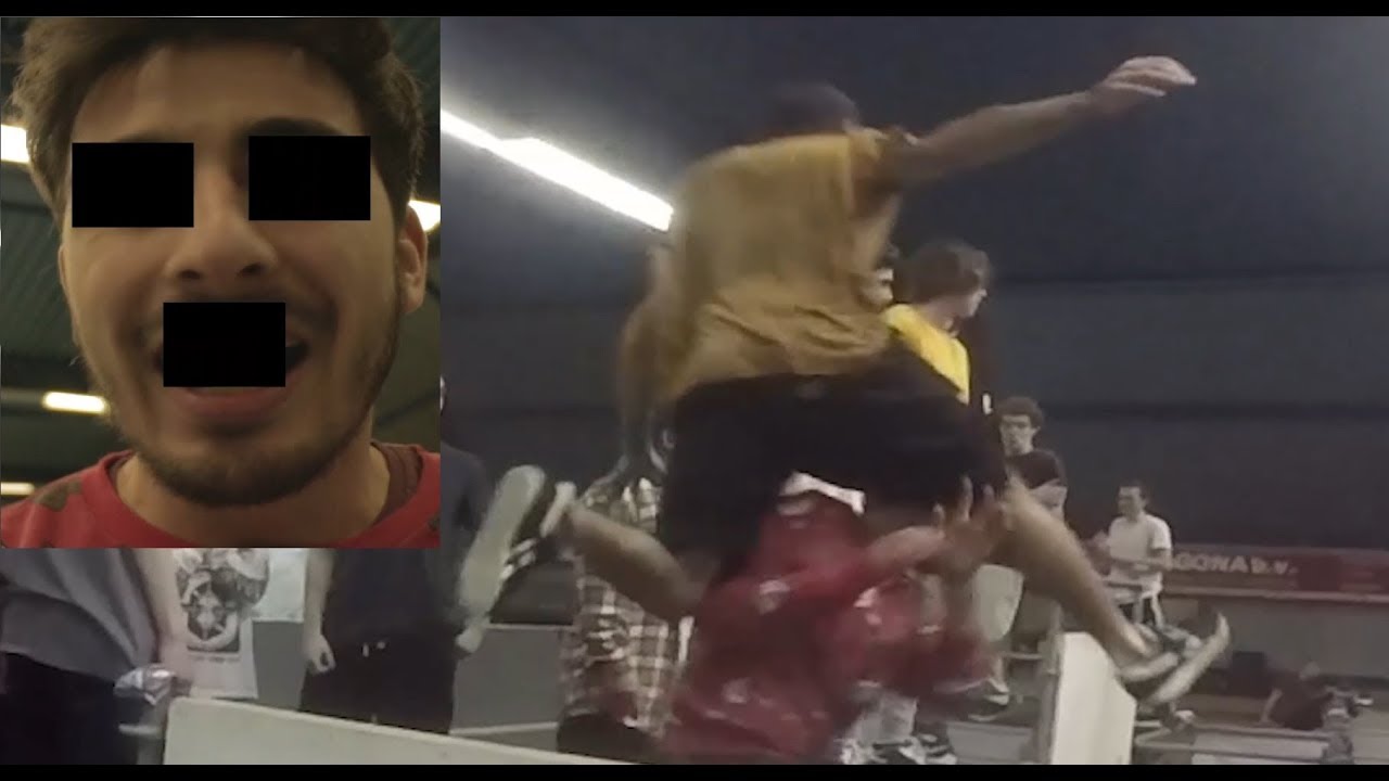 ÜNLÜ PARKURCUDAN UÇAN DİZ YEMEK-HOLLANDA