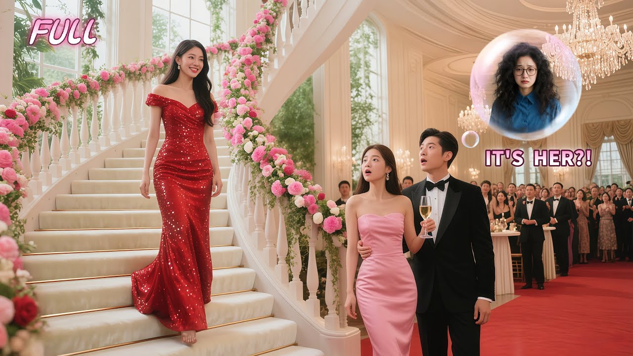 He Thought I Ugly And Engaged Mistress,But I Off Glasses & Appeared Wedding In Red Dress,He Shocked!
