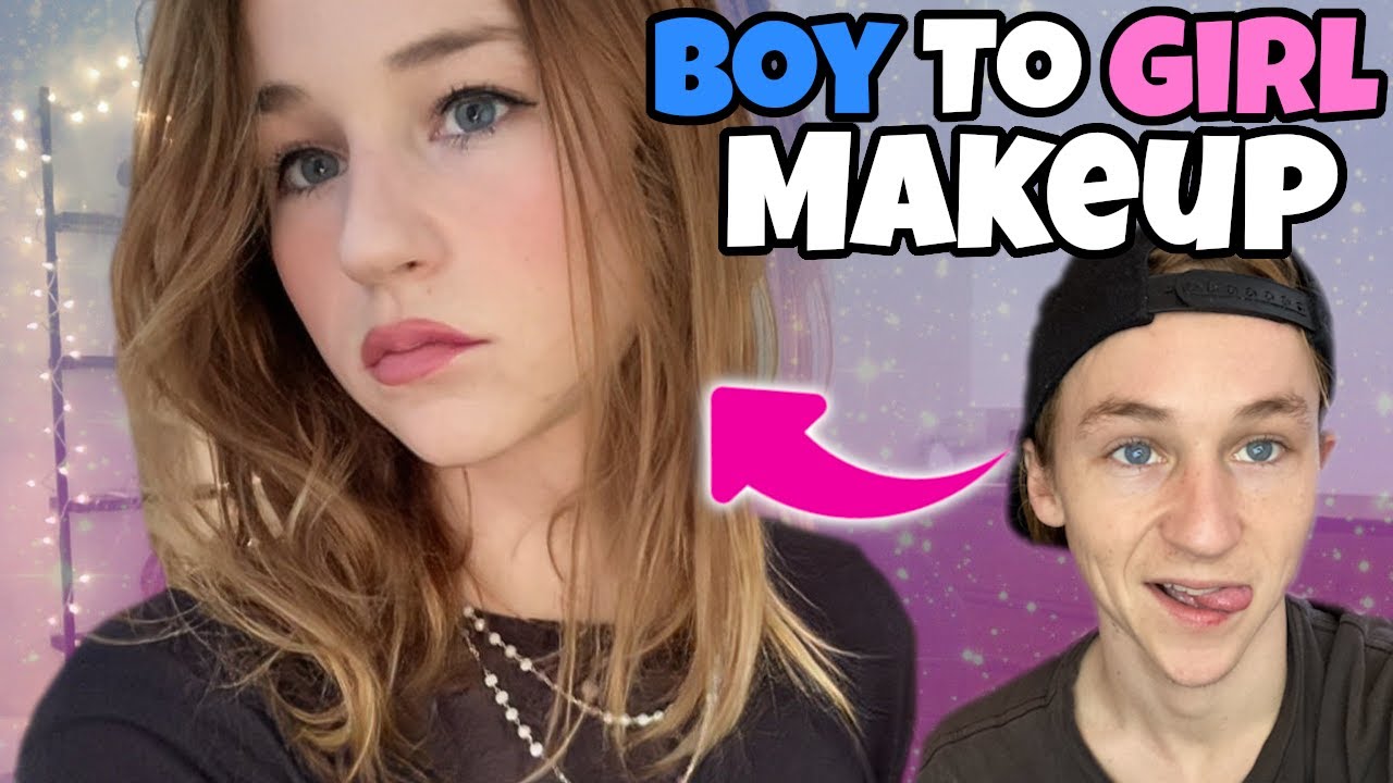 Boy to Girl Makeup Tutorial (Beginner) | BECOME A GIRL!