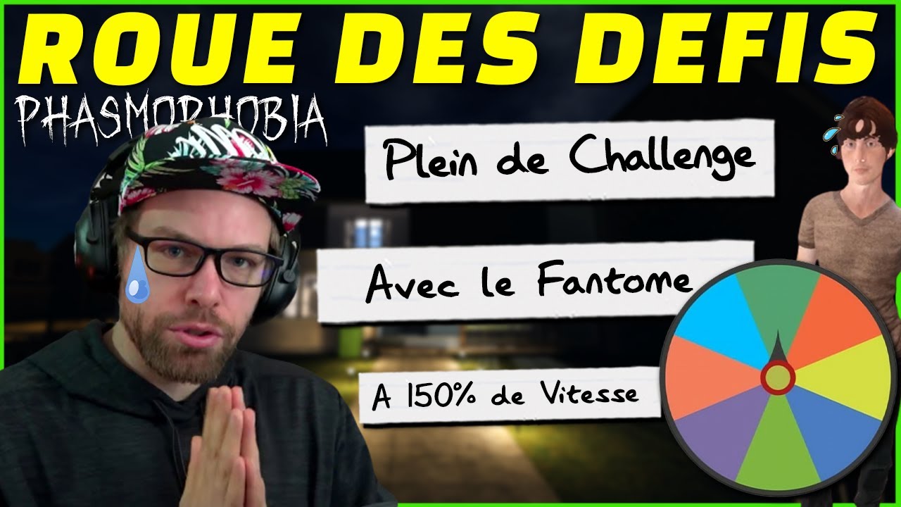 🏃Roue des Défis à 150% de VITESSE !! || FASTMOPHOBIA - Phasmophobia FR