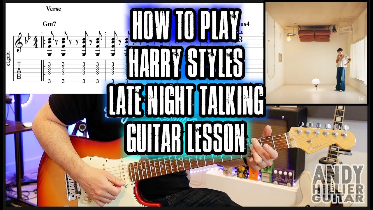 How to play Harry Styles - Late Night Talking Guitar Tutorial Lesson