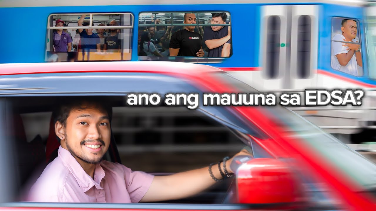 Ano ang mauuna sa EDSA? Kotse O Train?