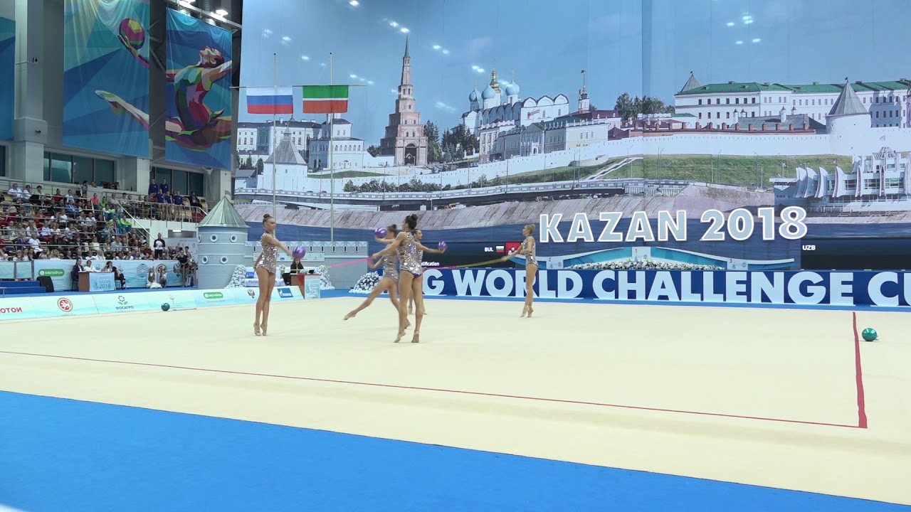Team Bulgaria - 3 balls 2 ropes WCC Kazan 2018 AA 20.900