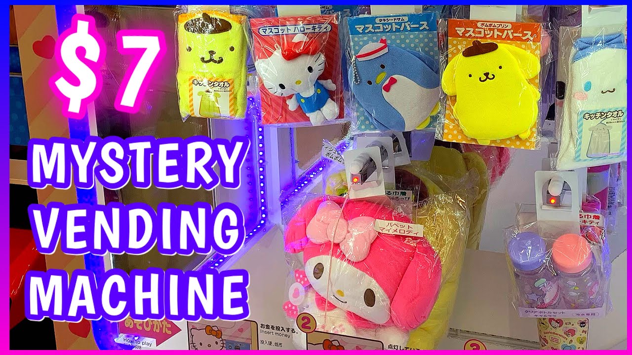 $7 SANRIO MYSTERY VENDING MACHINE!!!