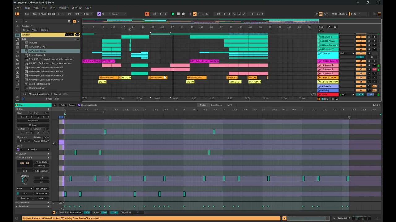 オールの深夜テンションartcore