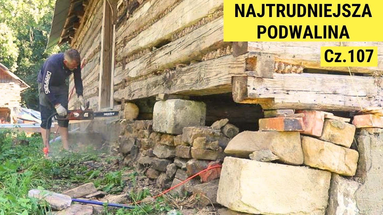 Najtrudniejsza podwalina do wymiany. Zniszczenia po oberwaniu chmury nad siedliskiem Damdyla cz.107