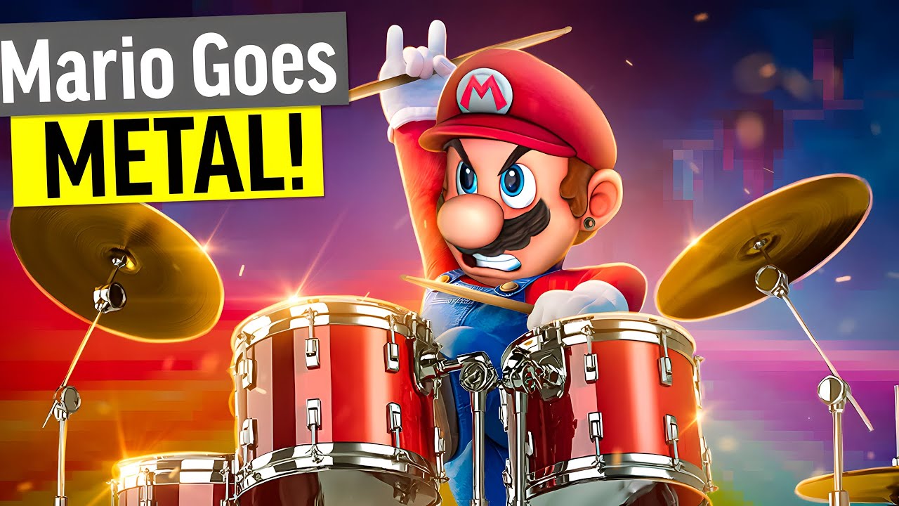 I Added ROCK DRUMS To Famous Video Games