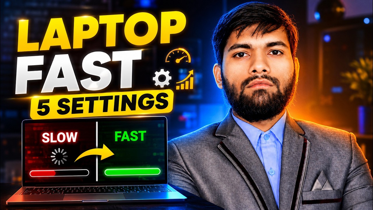 Secret Settings to Boost Laptop Performance | Fix Lag & Overheating Permanently!