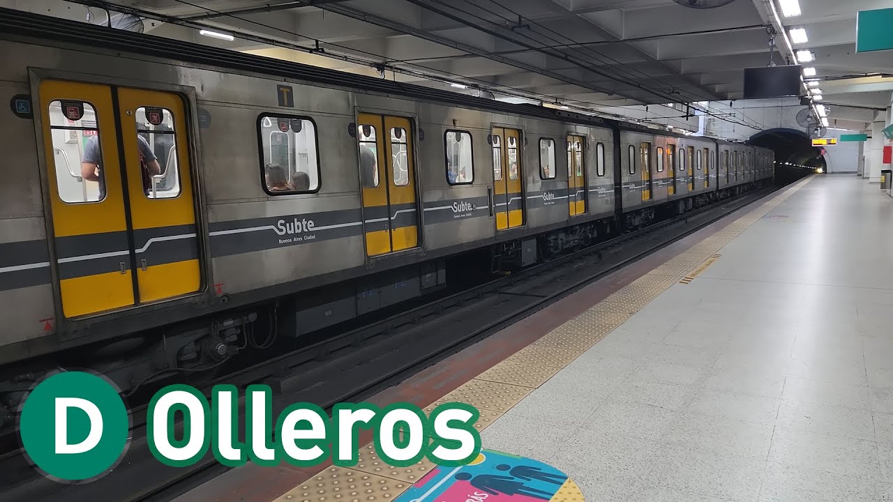 [Subte L&iacute;nea D] Alstom 300 a TODA VELOCIDAD en Olleros