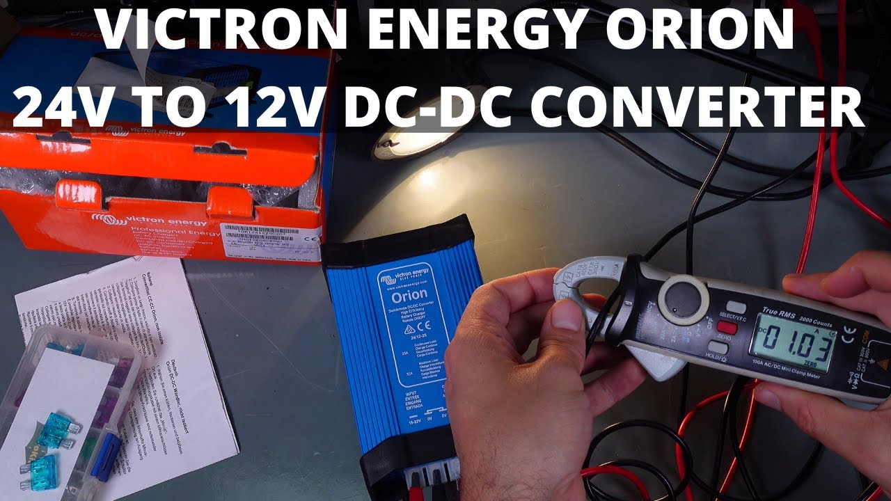 Repair Victron Energy ORION 24V to 12V 35A DC-DC converter + adjust output voltage (replace fuse)
