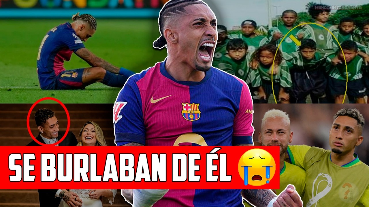 La triste HISTORIA de Raphinha: del RECHAZO y la POBREZA a la gloria mundial