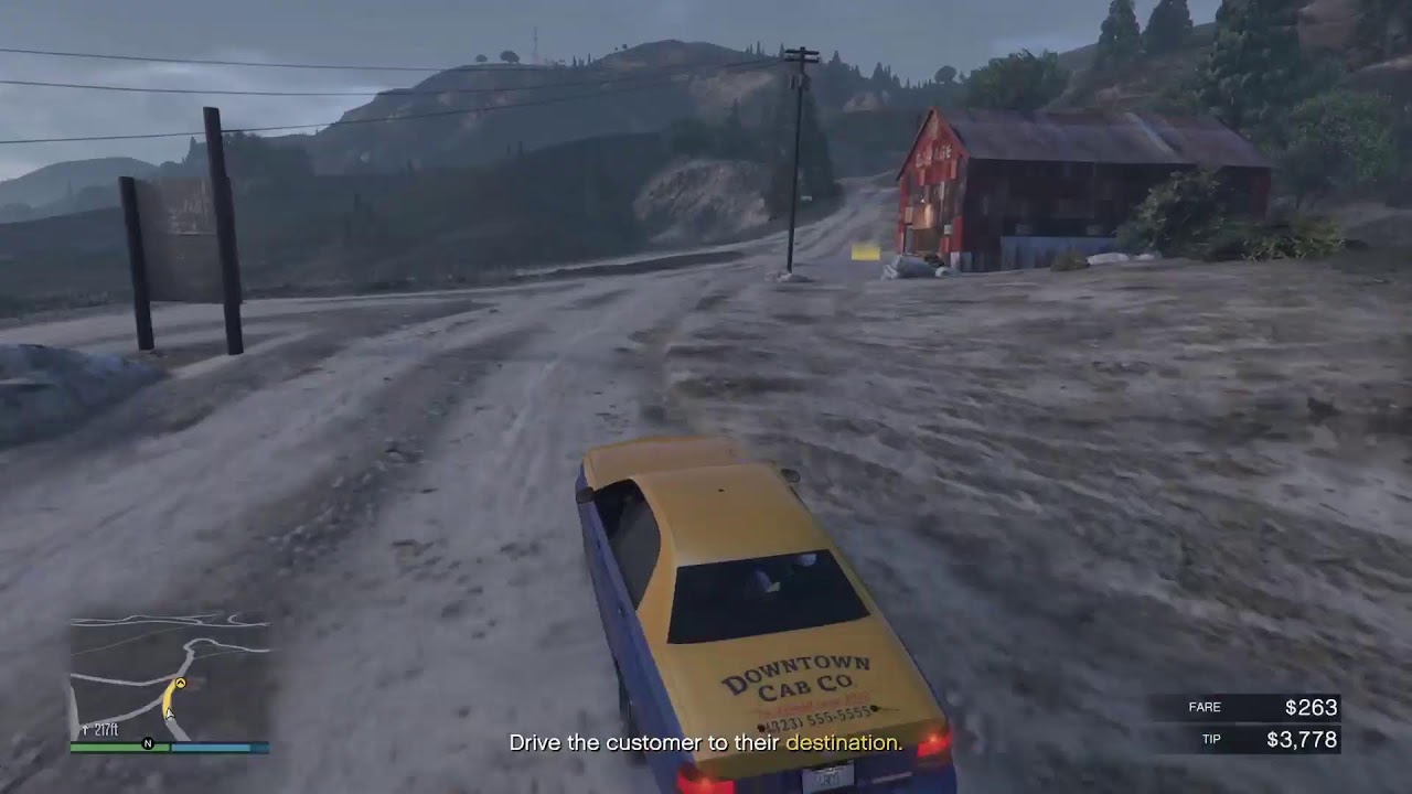 Making Money For 2 Million dollars in GTA Online taxi work