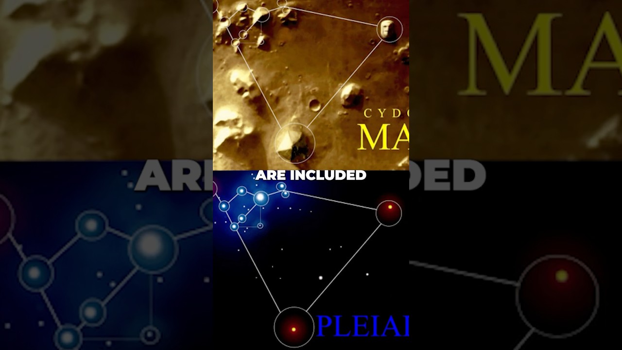Mars Monuments Aligned to Orion like Pyramids of Giza #mars #cydonia #orion