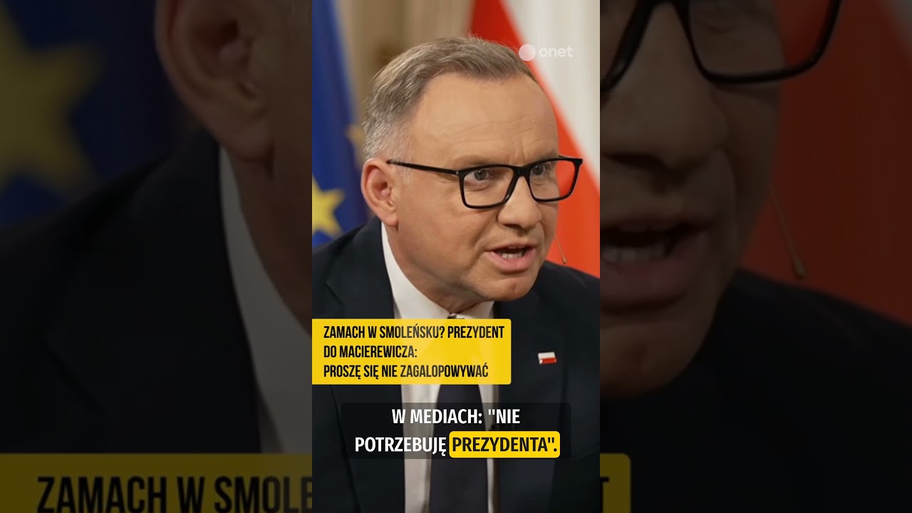 Zamach w Smoleńsku? Prezydent do Macierewicza: Proszę się nie zagalopowywać | OnetNews