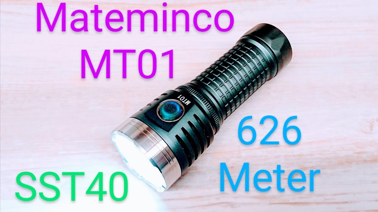 Mateminco MT01 Astrolux EA01 SST40 Led Taschenlampe Thrower Flashlight Test keine Olight Thrunite