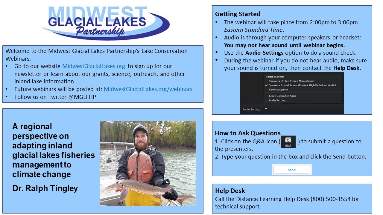 A regional perspective on adapting inland glacial lakes fisheries management to climate change