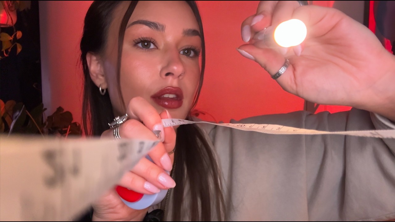[ASMR] FAST face tracing & measuring 📏