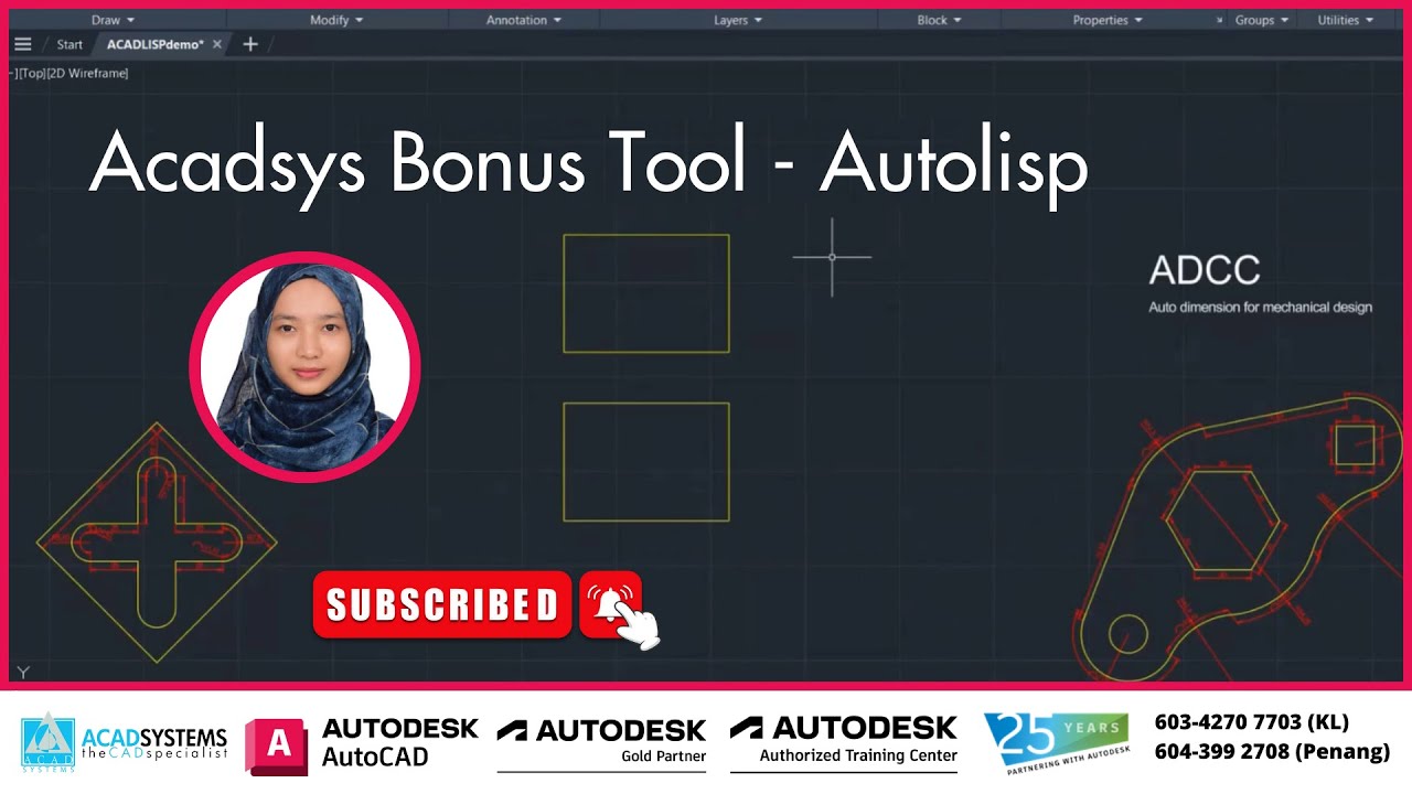 ACADSYS Bonus Tool - Autolisp