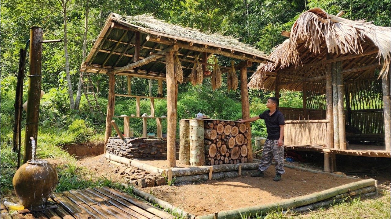 ATIMELAPSE: The process of renovating and rebuilding houses in rural areas / Triệu Khang tivi