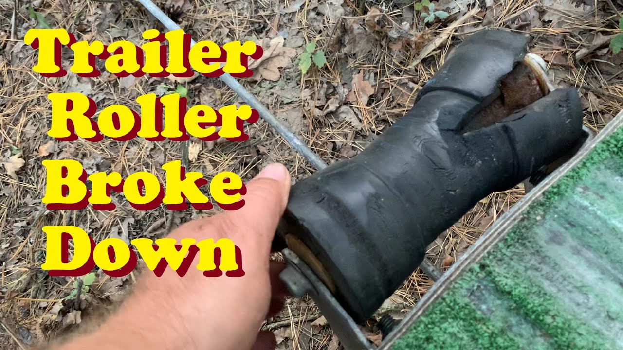 Fixing Boat Trailer with a Broken Roller
