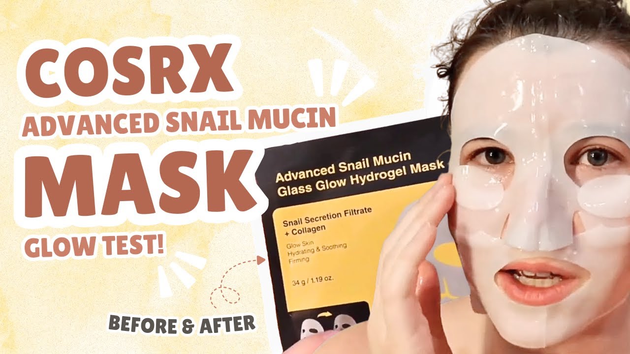 COSRX Snail Mucin Hydrogel Mask Review — Glow Results Tested!