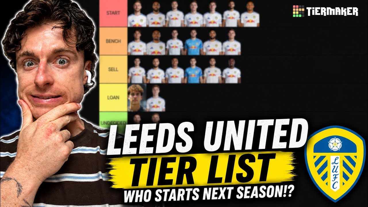 🔥 ТИР-ЛИСТ LEEDS UNITED: Кто выйдет в старте в Премьер-лиге в следующем сезоне?