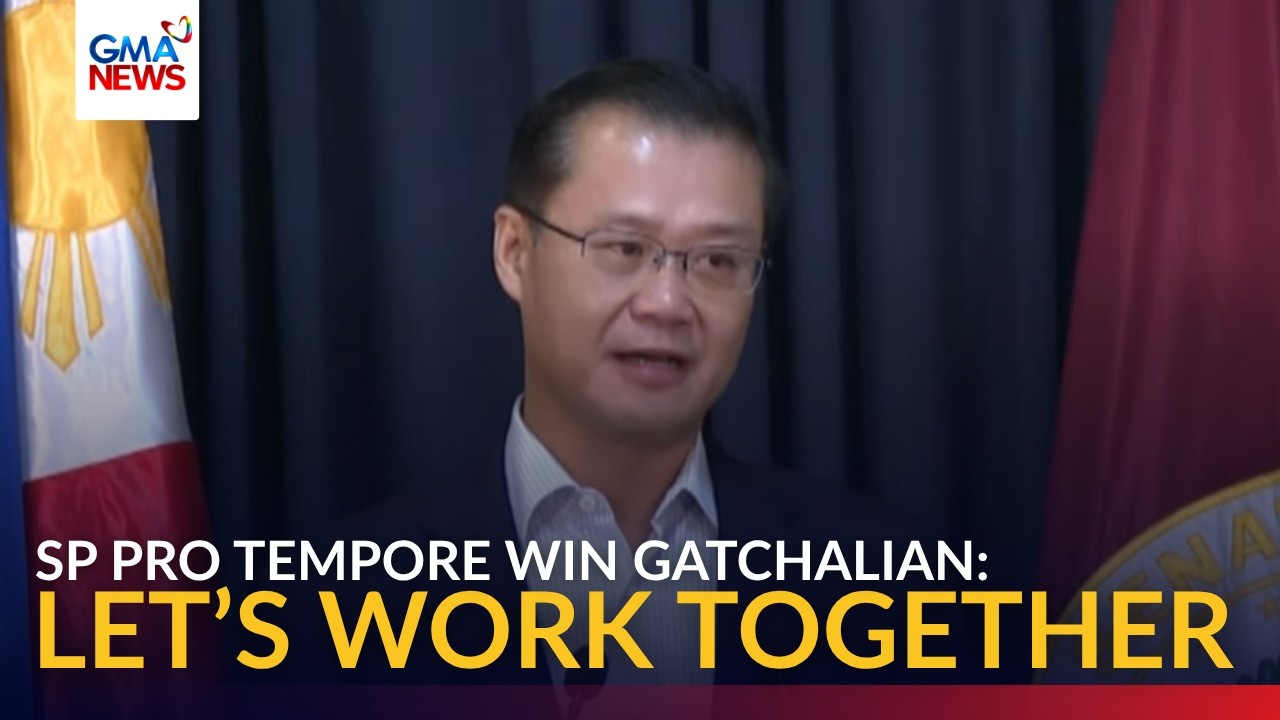 FULL - Gatchalian urges unity in the Senate, calls on fellow senators to work together | GMA News