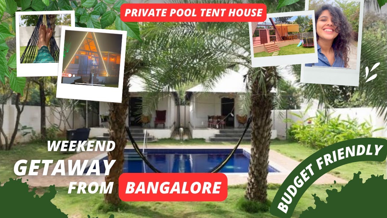 Budget friendly resort with private pool in Bangalore 😍| അടിപൊളി Luxury Tent House👌🏽| #staycation