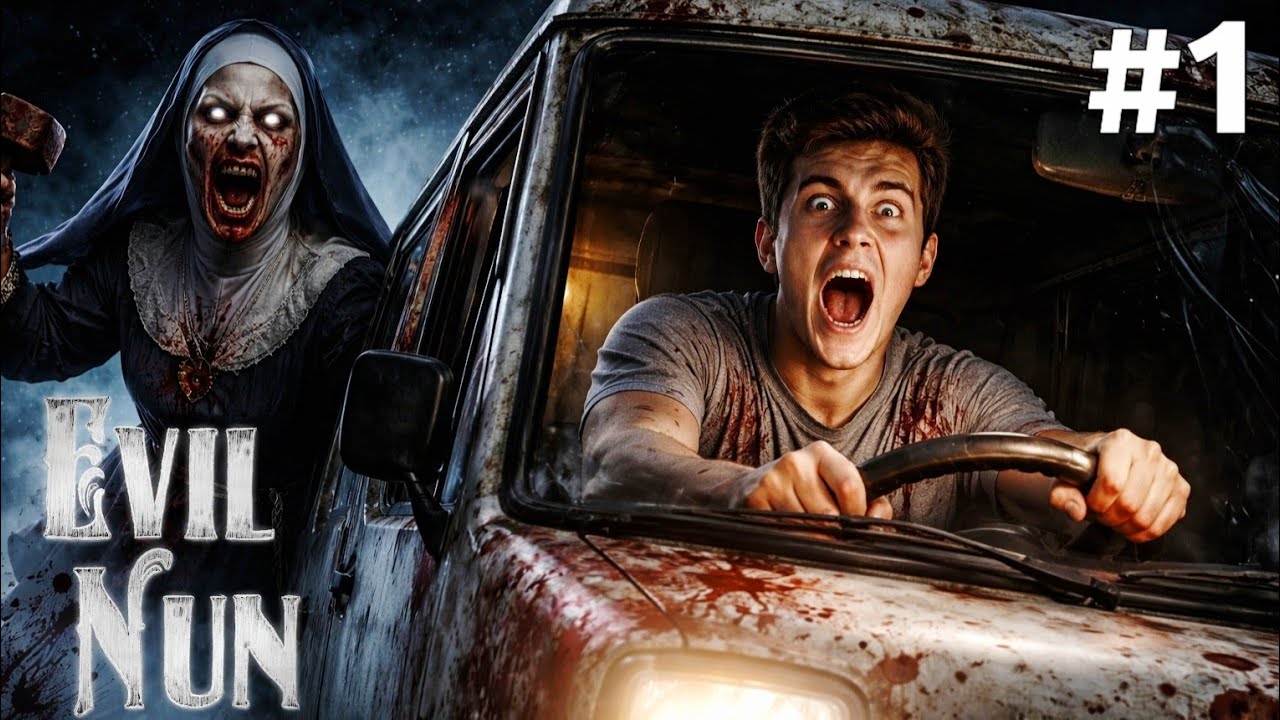 She Almost Caught Me! Evil Nun Van Escape 🔥 Horror Gameplay