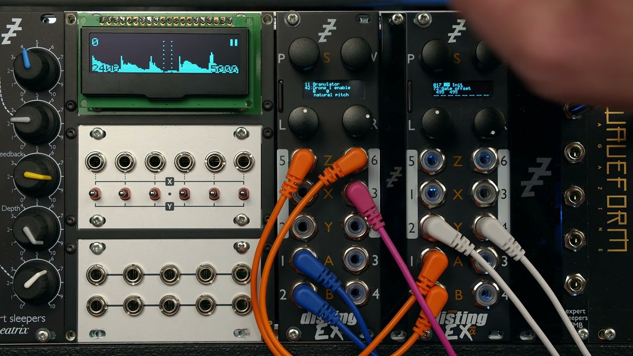 disting EX - new Granulator features in firmware 1.18