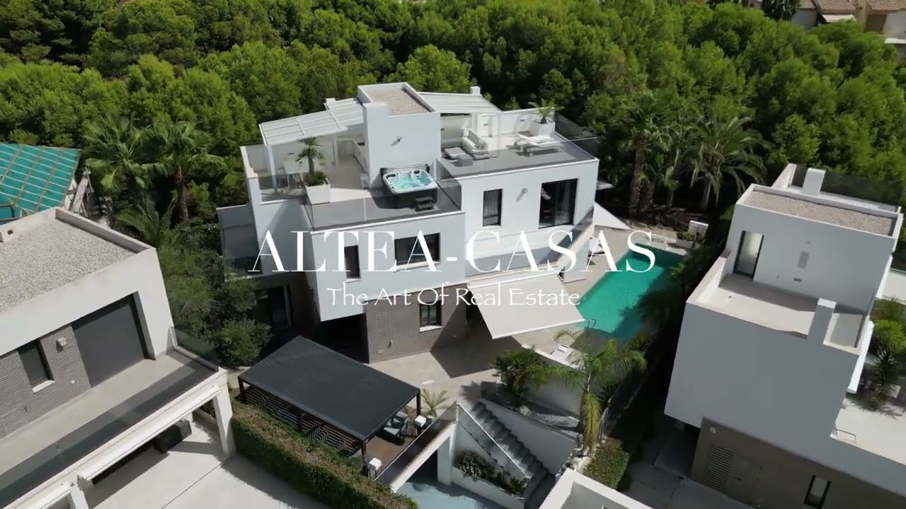 Altea-Casas - Luxury villa with sea views in Sierra Cortina-Finestrat (Benidorm area)