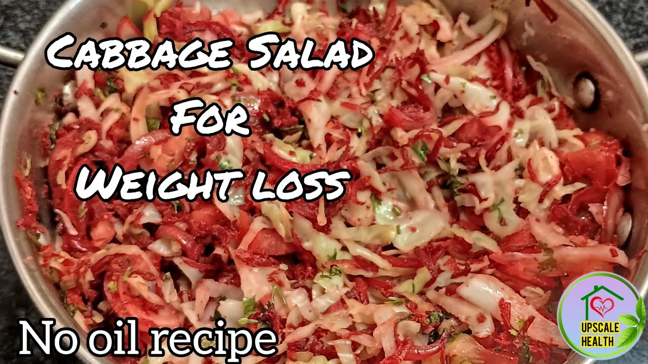 Cabbage Salad for weight loss| 3 mins Cabbage Salad  | quick easy healthy
