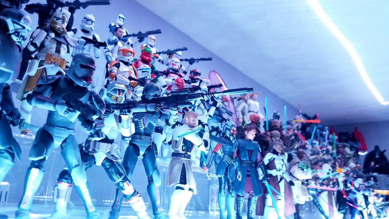 Star Wars The Black Series Collection Display (December 2021)