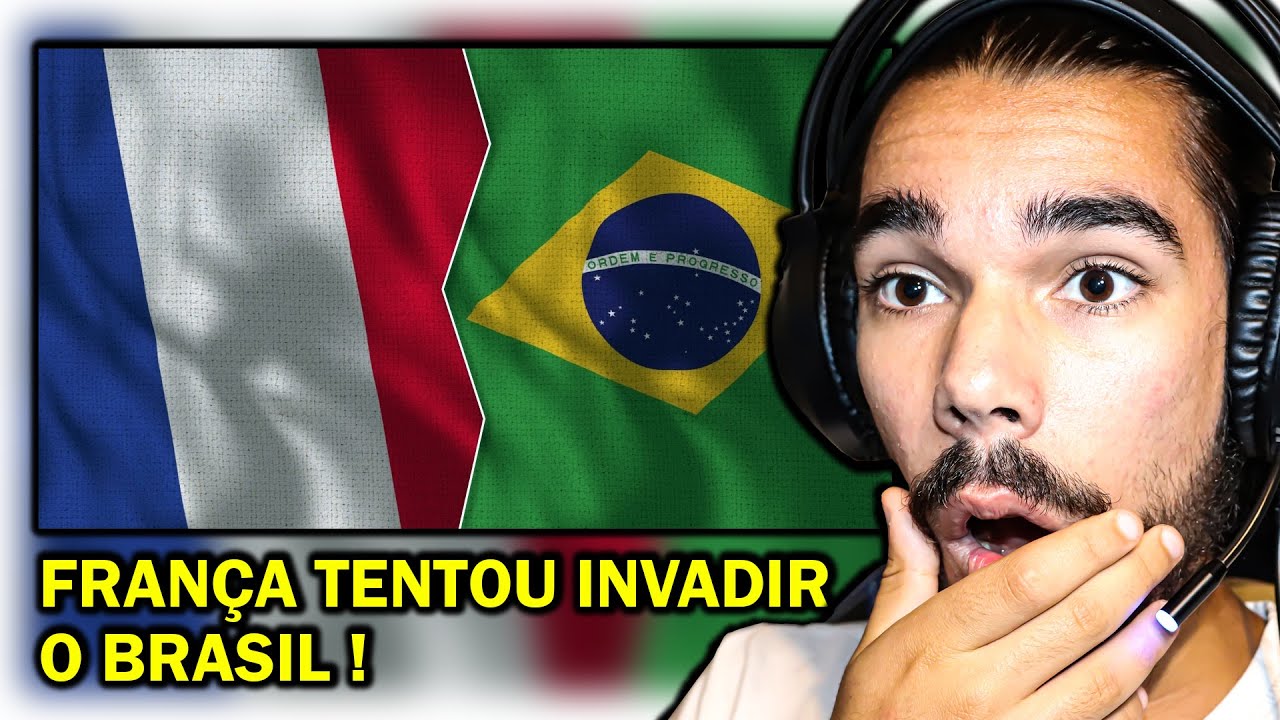 A França tentou INVADIR o Brasil 10 vezes | Português reage