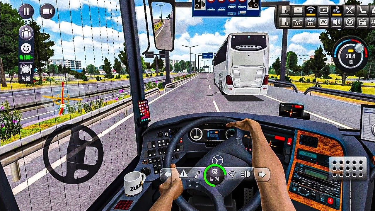 Bus Simulator Ultimate 🚦 | Mercedes-Benz Bus  Drive Across American Highways 🇺🇸🚍 #ahtplayz