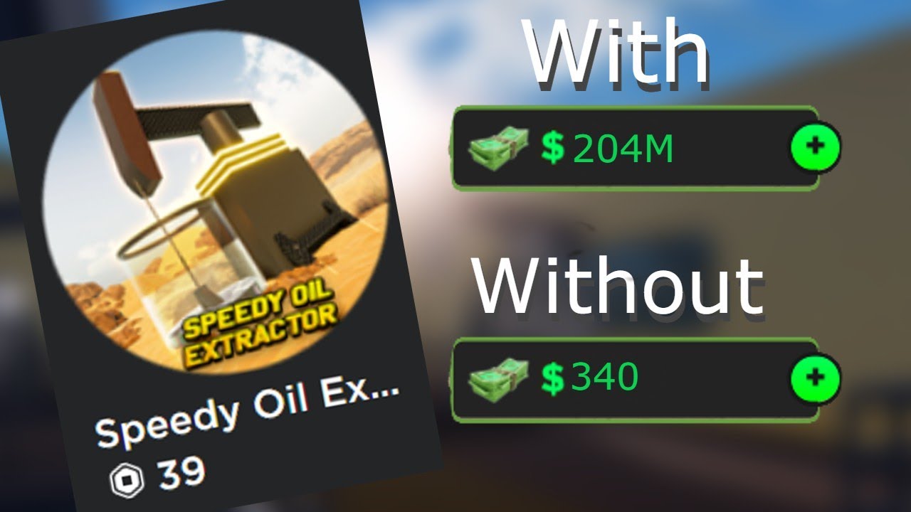 Is The Speedy Oil Extractor Worth it? (War Tycoon)