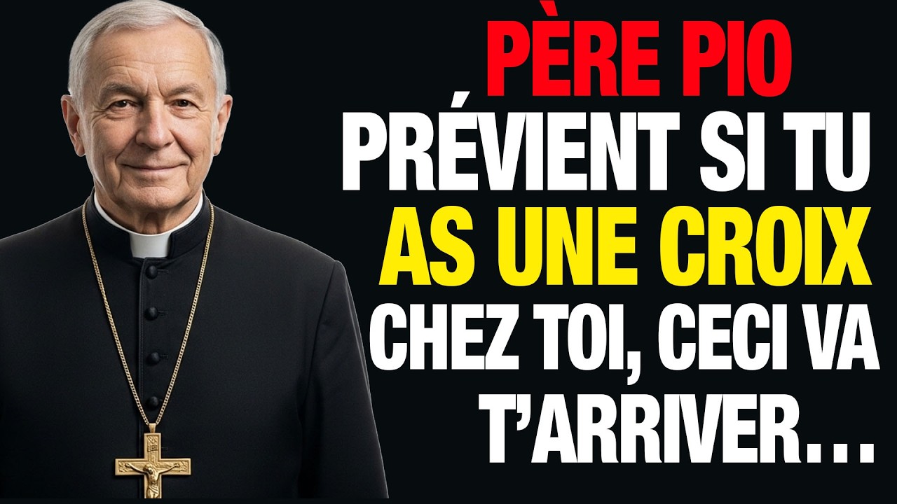 ⚠ Père Pio prévient si tu as une croix chez toi, ceci va t’arriver…