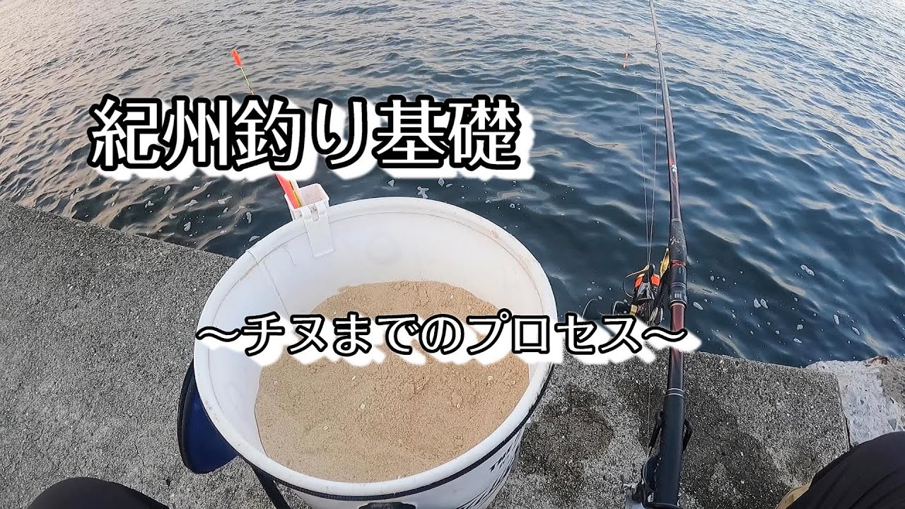 紀州釣り基礎→釣れる設定とプロセス