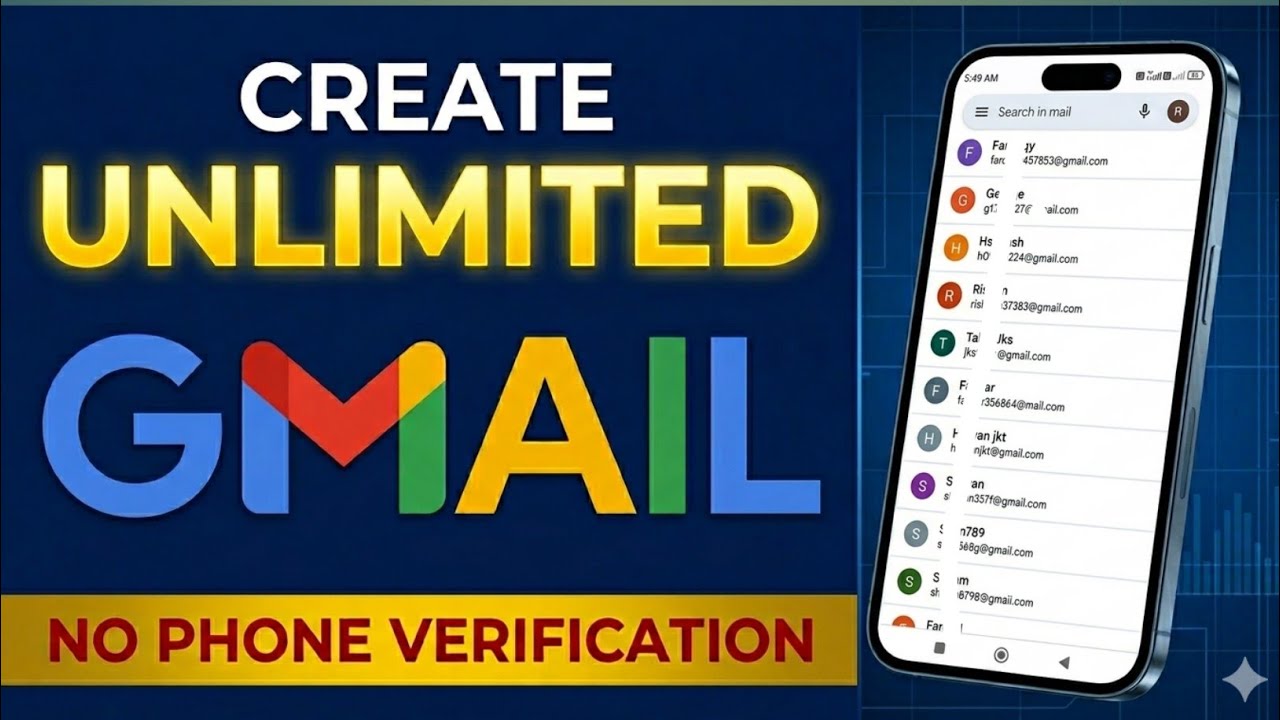 How to Create Unlimited Gmail Accounts Without Phone Number Verification | New Working Trick 2026
