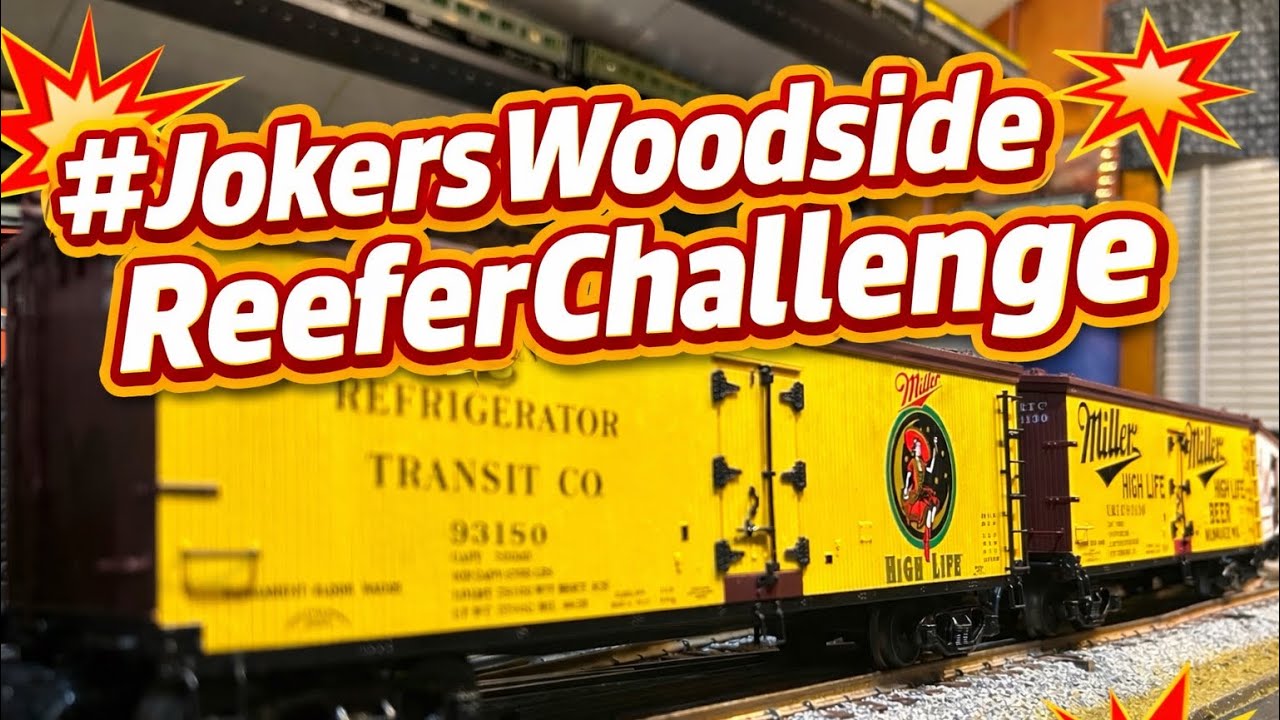 Western Maryland 1309 Pulls the Beer Reefer Fleet.   #jokerswoodsidereeferchallenge