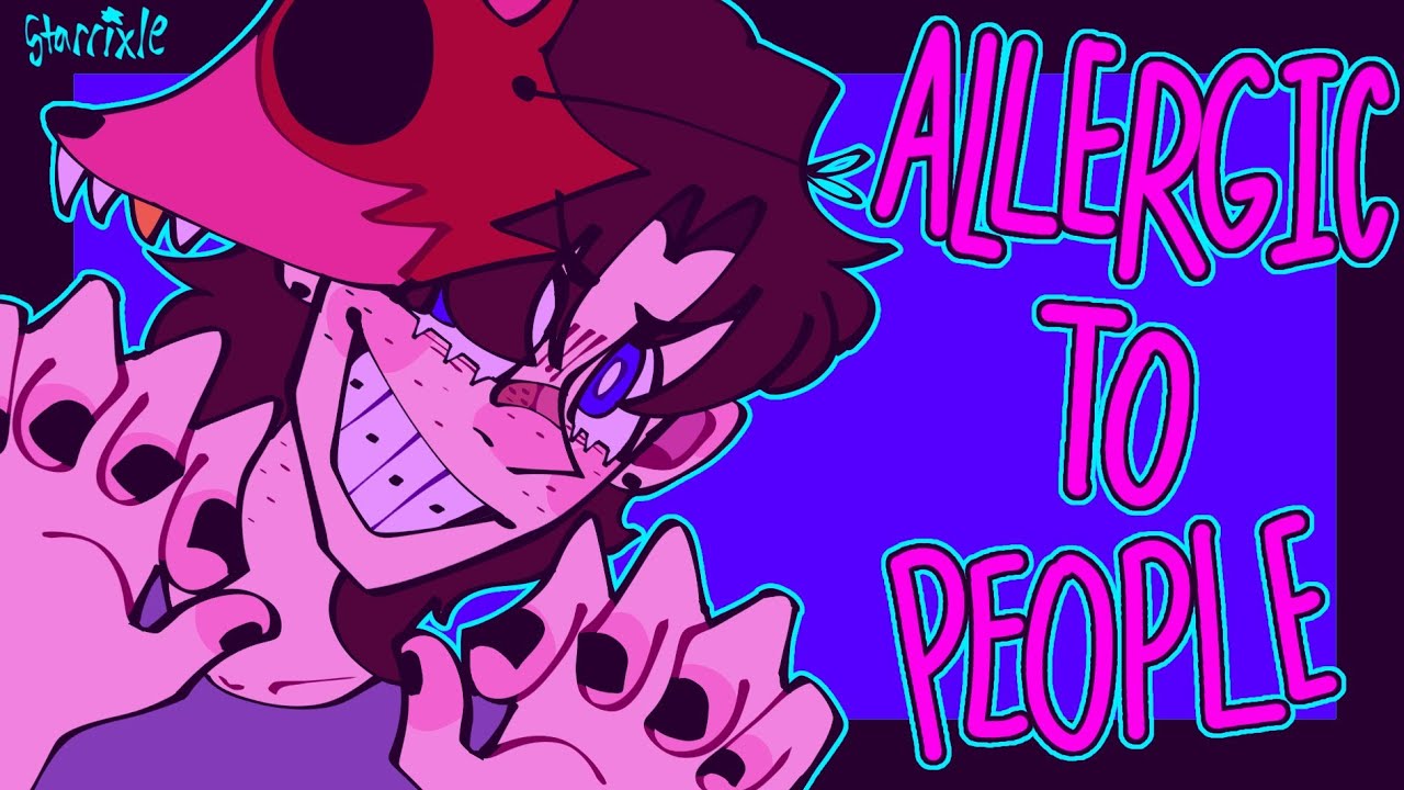 ALLERGIC TO PEOPLE || fnaf animation meme