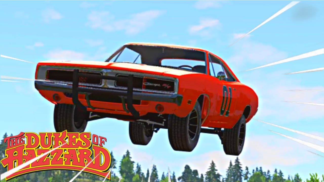 The Dukes of Hazzard meets BeamNG Drive: Rosco Chases the Duke Boys!