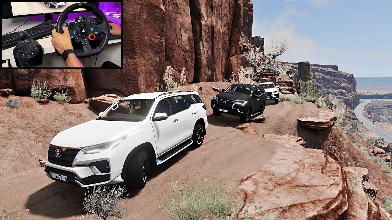 Toyota Fortuner Offroad Convoy - BeamNg.drive
