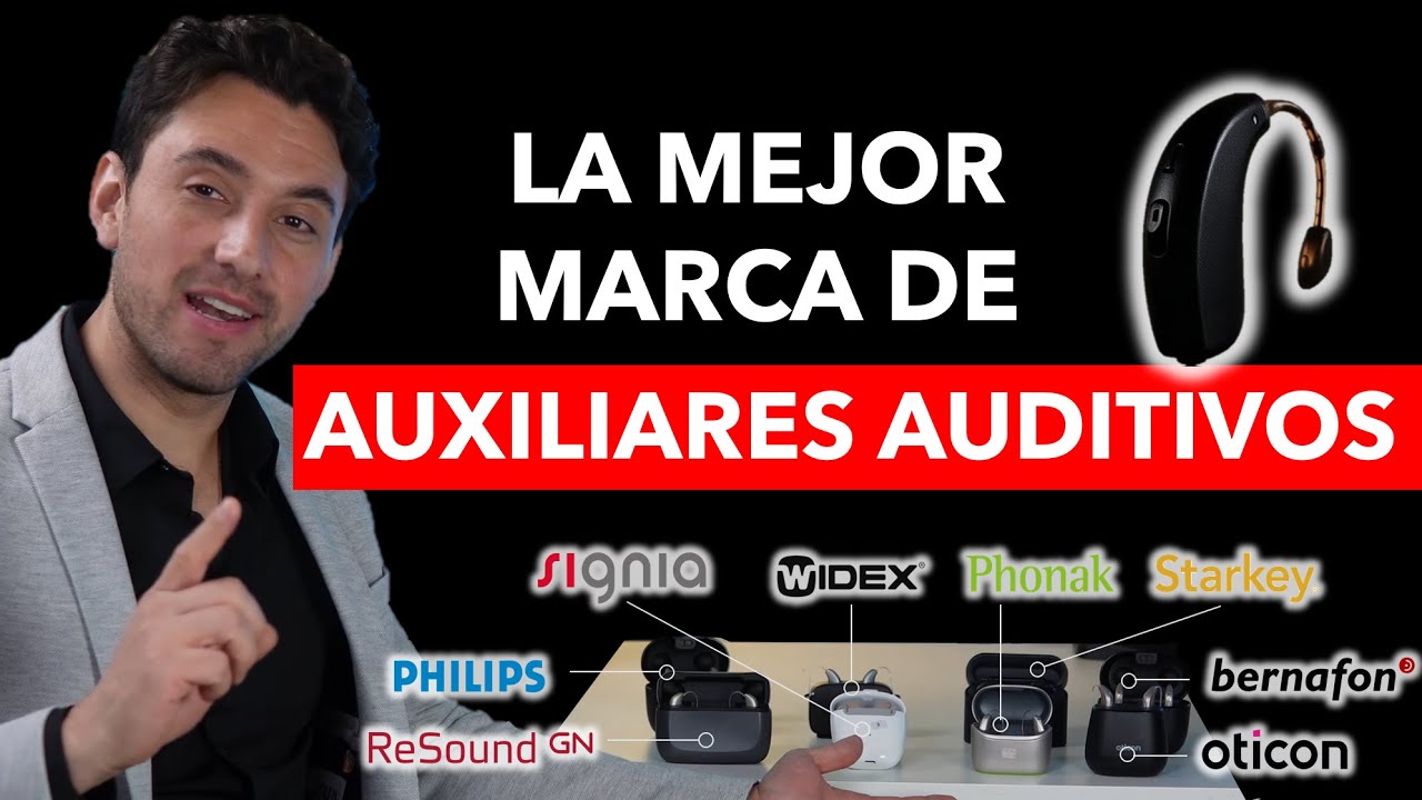 Esta es la mejor marca de auxiliares auditivos (Aparatos para Sordera)