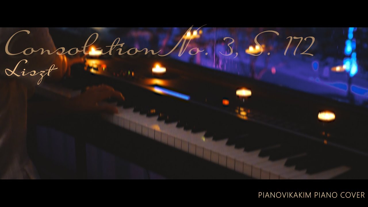 🎼[Emotional 🎹Piano]Franz Liszt - Consolation No. 3, S. 172 performed on piano by Vikakim.
